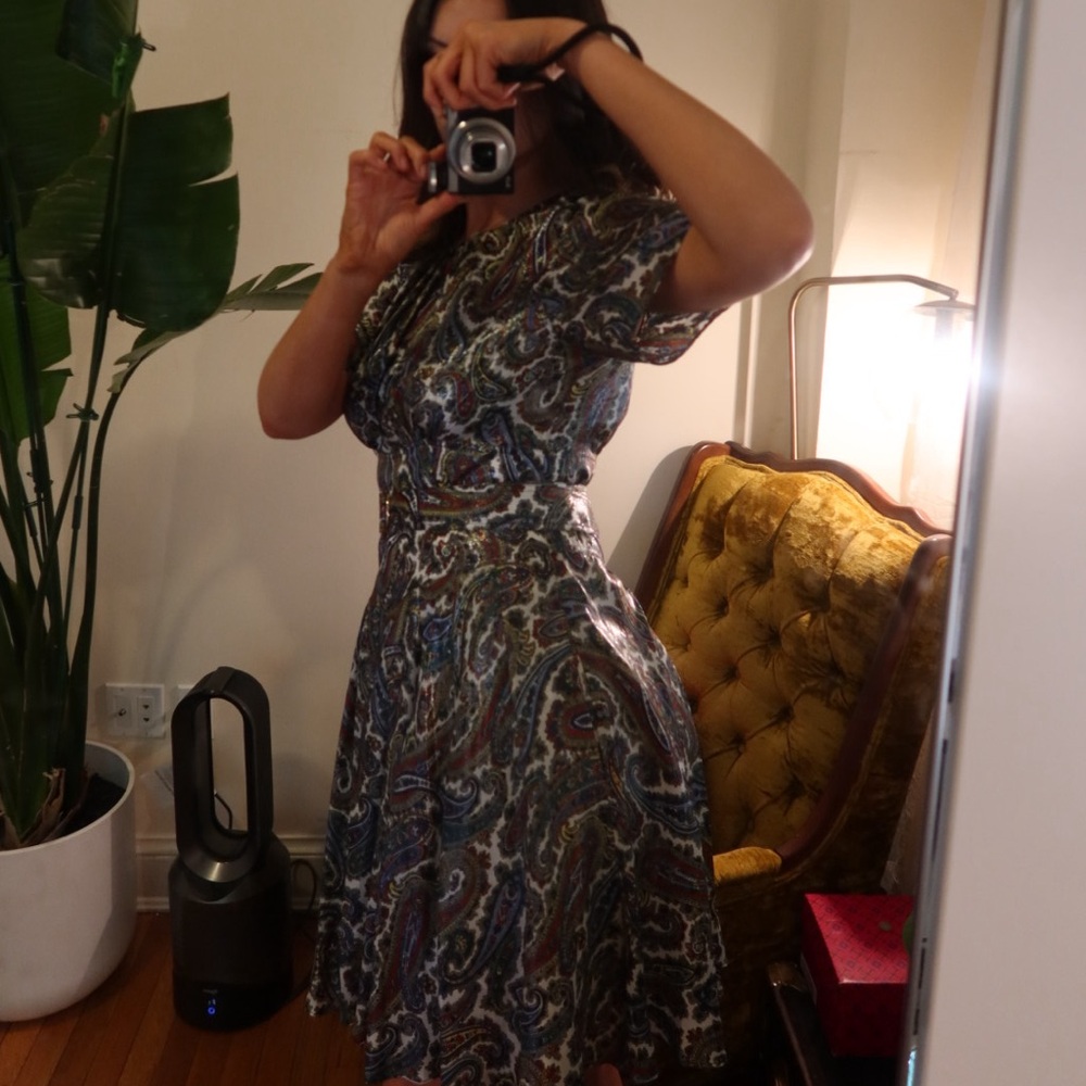 Diane von Furstenburg Ana Paisley Print Dress - Picture 4 of 4